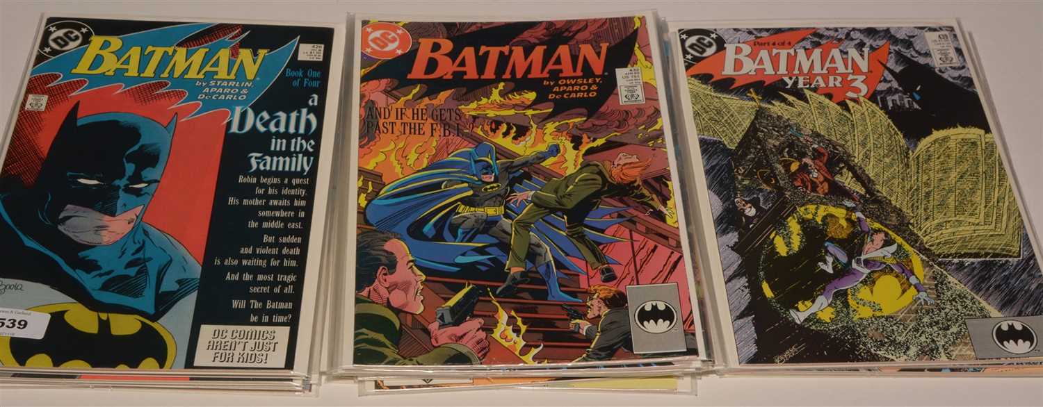 Lot 1539 - Batman issues No's. 426-442