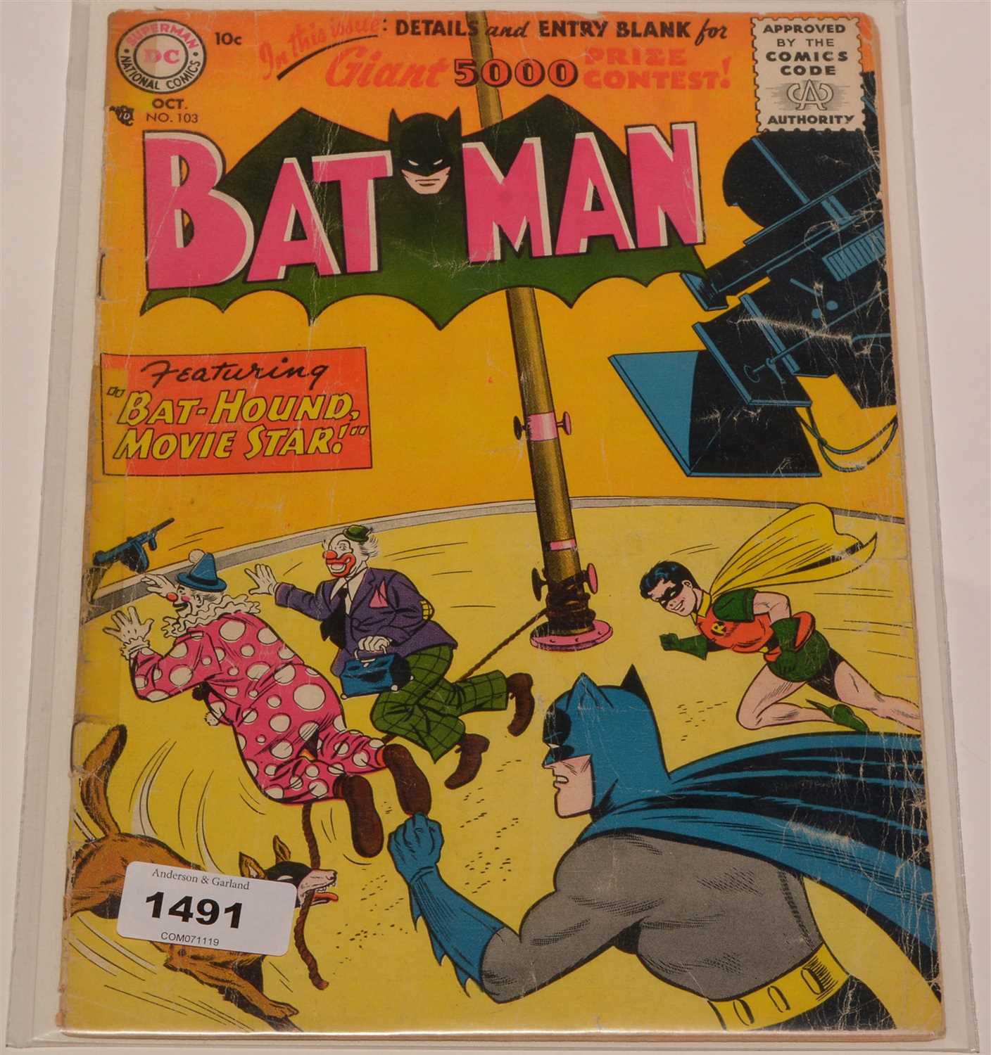 Lot 1491 - Batman No. 103.
