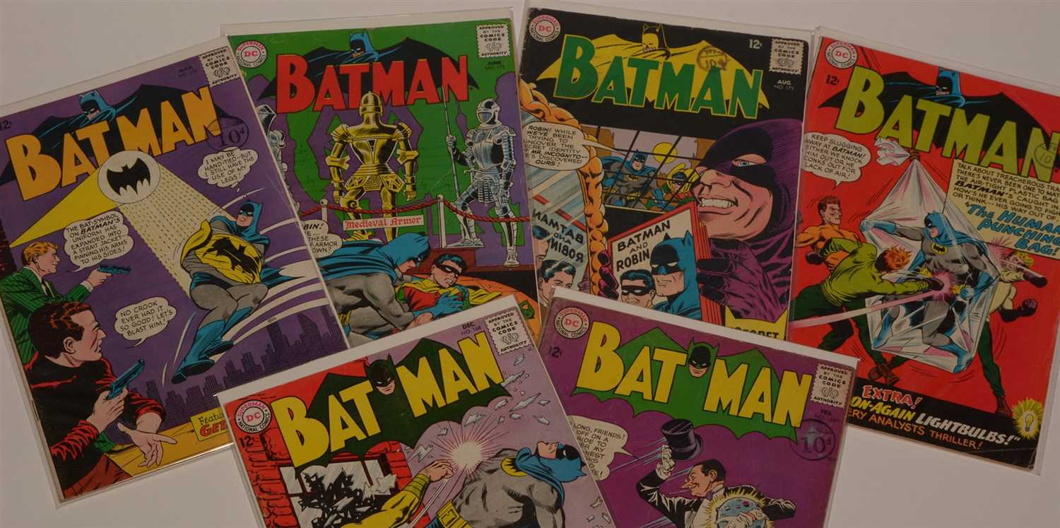 Lot 1507 - Batman No's. 168, 169, 170, 172, 173 and 174