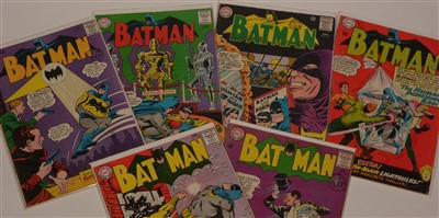 Lot 1507 - Batman No's. 168, 169, 170, 172, 173 and 174