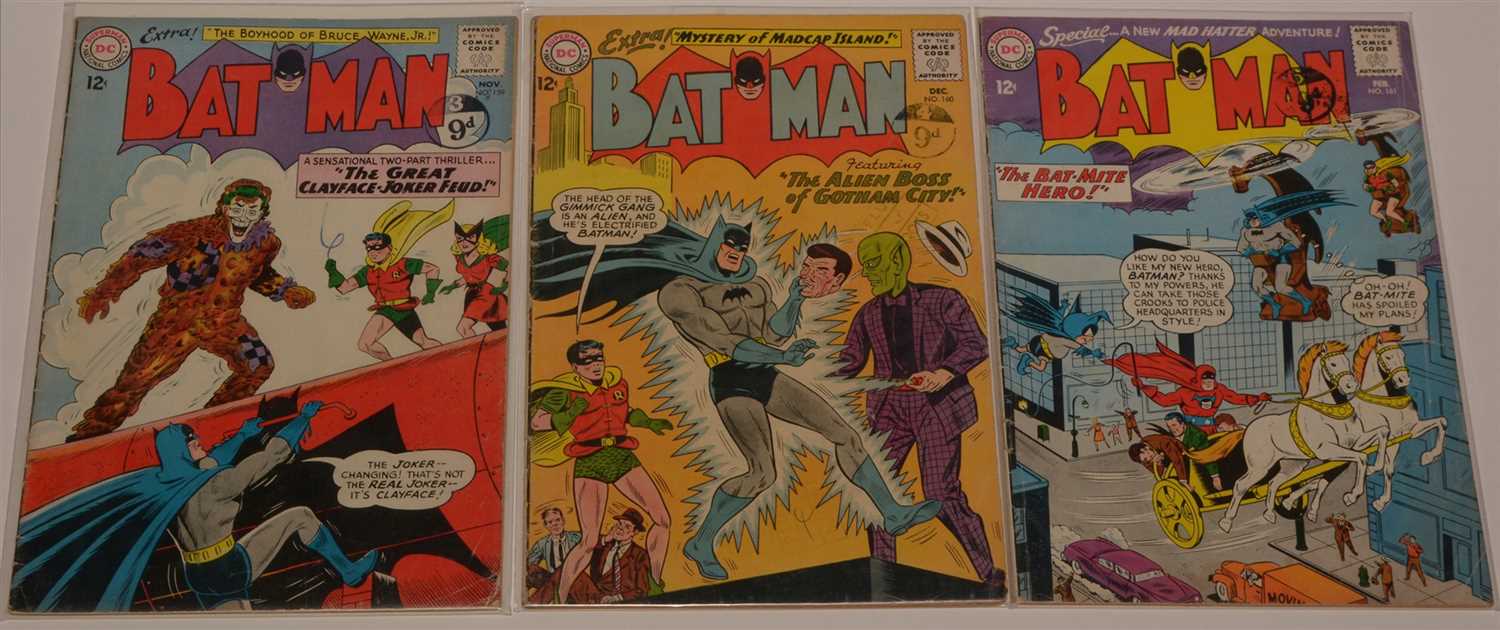 Lot 1505 - Batman No's. 159, 160 and 161.