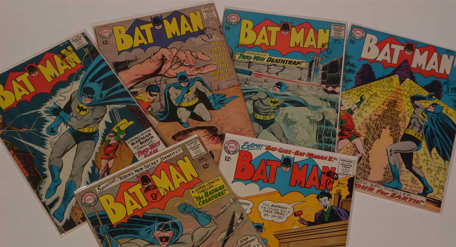 Lot 1506 - Batman No's. 162, 163, 164, 165, 166 and 167