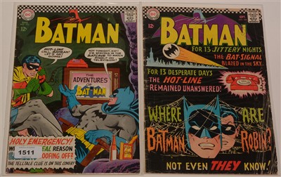 Lot 99 - Batman No's. 182, 183, 184 and 185.
