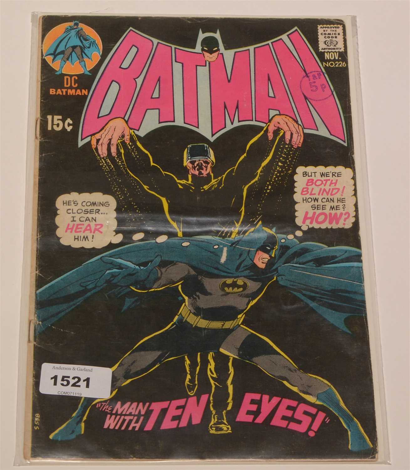 Lot 1521 - Batman No. 226