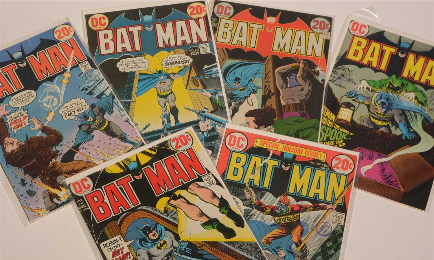 Lot 1531 - Batman No's.  246, 247, 248, 249, 250 and 252