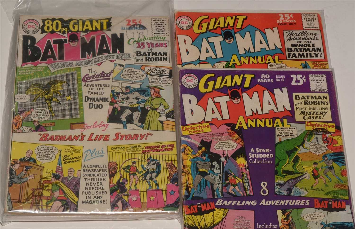 Lot 1489 - Batman Giant Annual No's. 6 and 7