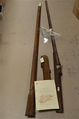 Lot 309 - Two rampart guns
