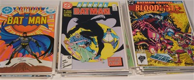 Lot 1485 - Batman Annual No. 8 and sundry other Batman Annuals