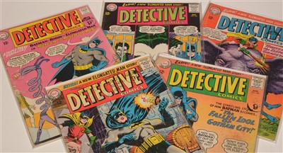 Lot 1436 - Detective Comics No's. 329, 330, 331, 332 and 333