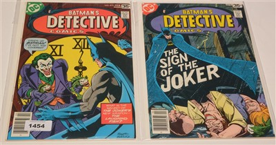 Lot 1454 - Detective Comics No's. 475 and 476