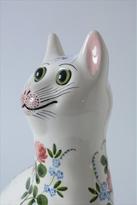 Lot 576 - Griselda Hill Wemyss ware cat