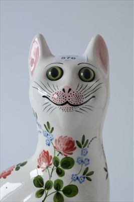 Lot 576 - Griselda Hill Wemyss ware cat