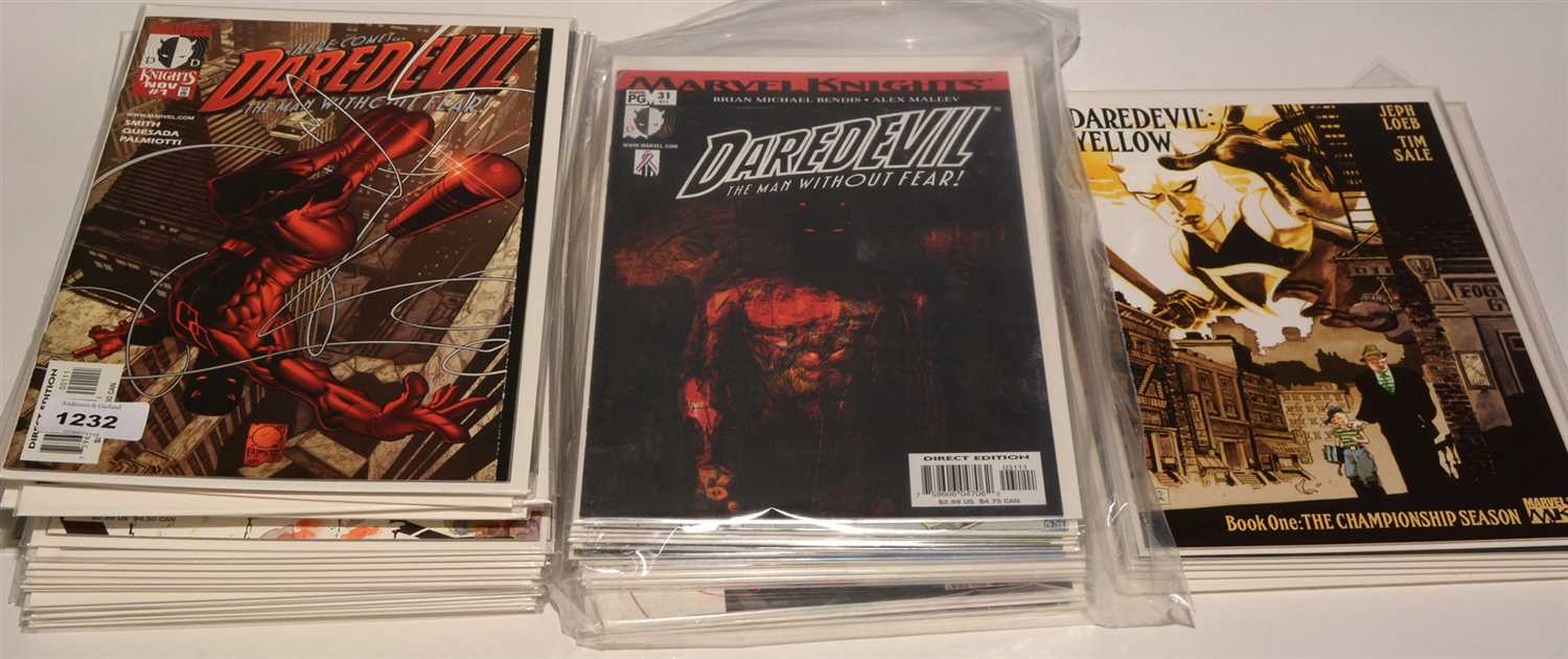 Lot 1232 - Daredevil Knights No's. 1, 2, 3, 5 and subsequent sundry issues
