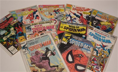 Lot 1179 - Web of Spider-Man Annual No's. 1-10 inclusive