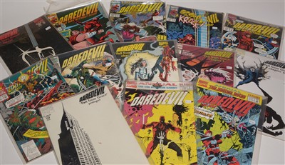 Lot 1195 - Daredevil 294-300, 317, 318, 319 and other later issues; and Daredevil Annual No's. 7-10