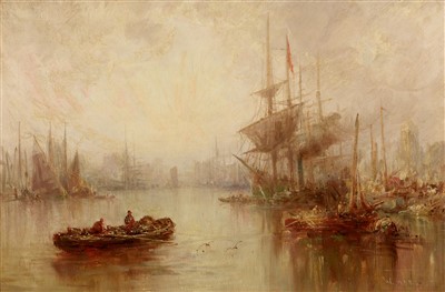 Lot 823 - William Edward Webb - oil.