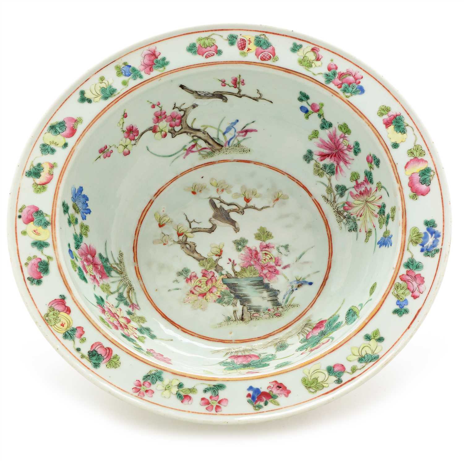 Lot 481 - Chinese Famille Rose basin