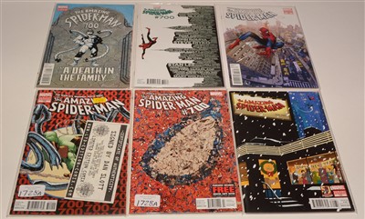 Lot 1728A - Amazing Spider-man No. 700 and five others