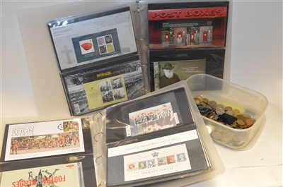 Lot 106 - Royal Mail presentation packs and coins