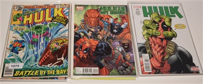 Lot 1075 - Hulk No. 7, Totally Awesome Hulk No., She-Hulk No. 9; and other Hulk issues