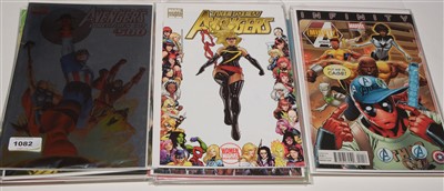 Lot 1082 - Avengers: sundry tiles and cover variations