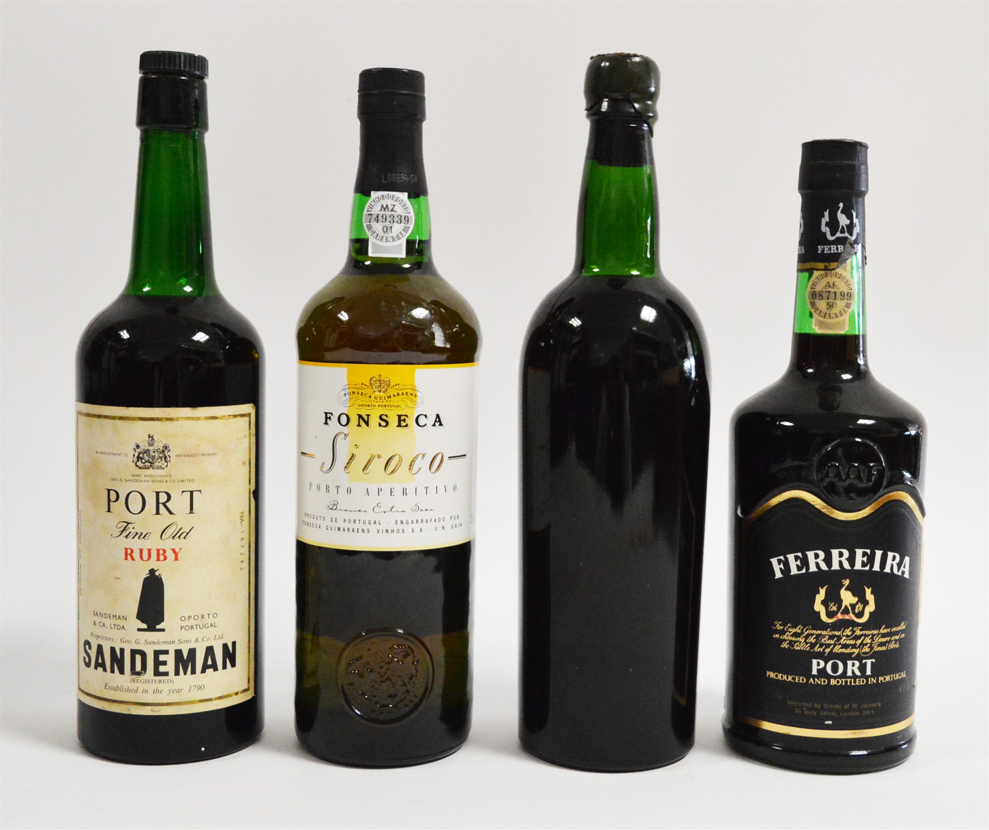 Lot 369 Four bottles of Port