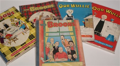 Lot 1045 - Ooor Wullie and The Broons Annuals