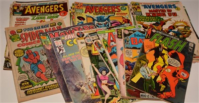 Lot 1040 - Avengers No's. 84 and 106; and other mainly British Marvel comics