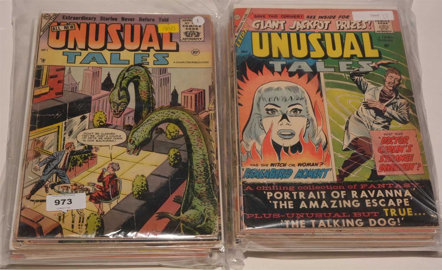 Lot 973 - Charlton Comics Unusual Tales