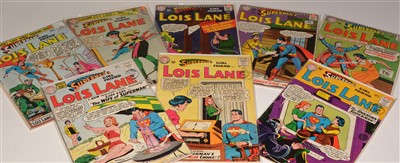 Lot 1124 - Lois Lane No's. 26, 44, 49, 58 (no rear cover),...