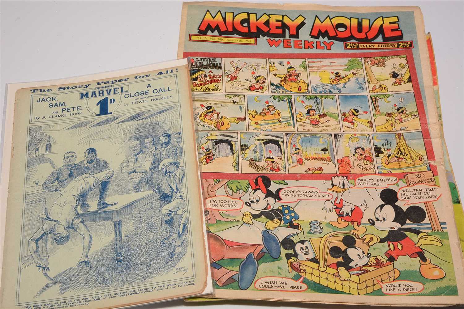 Lot 953 - Disneyland Magazine, Mickey Mouse Weekly; and The Marvel - sundry issues