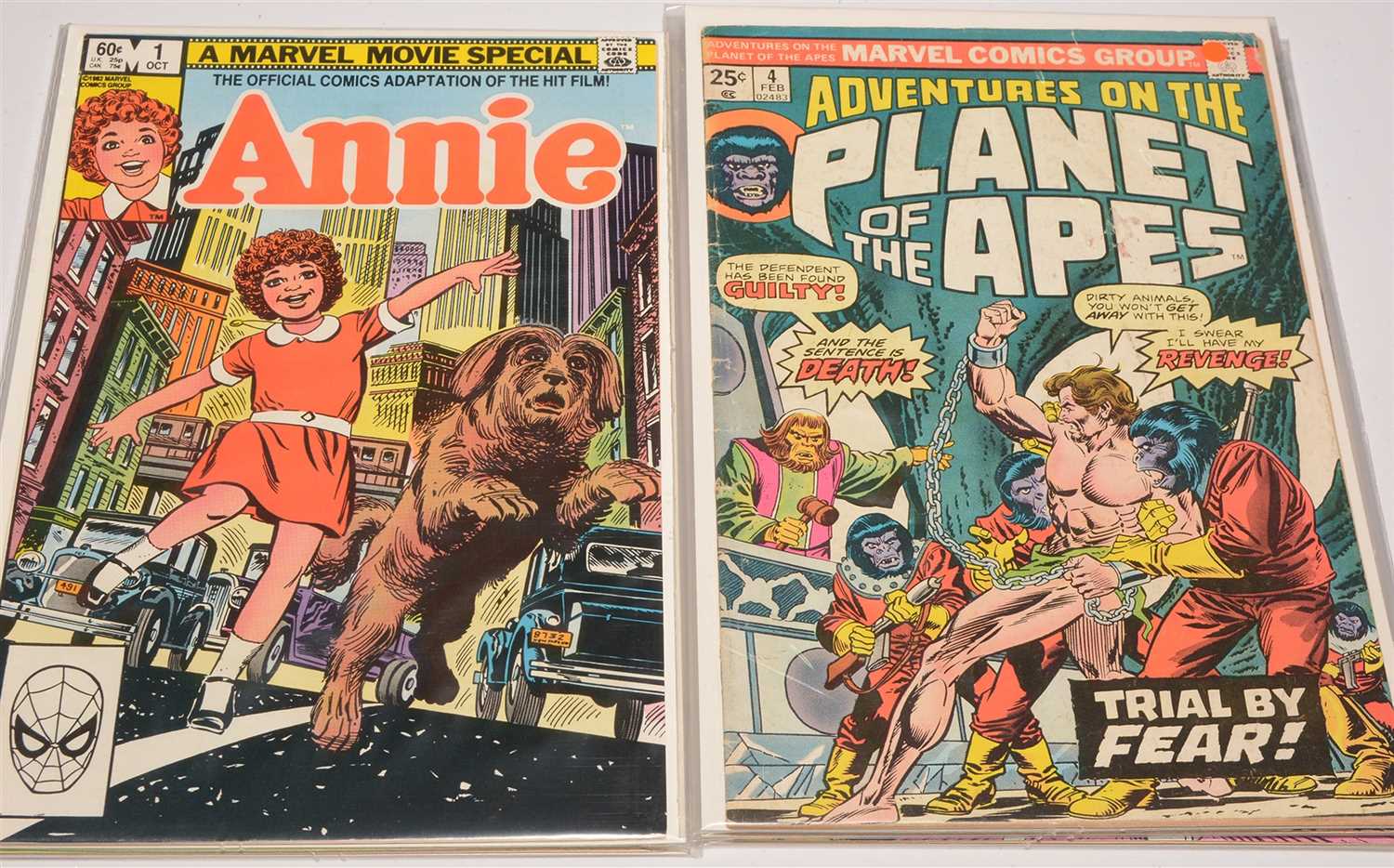 Lot 952 - Annie; and Adventures On The Planet Of The Apes