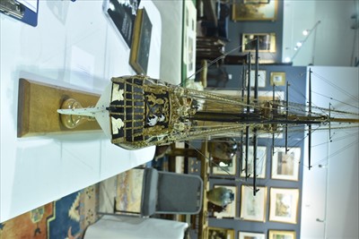 Lot 1005 - Scratch built ship model