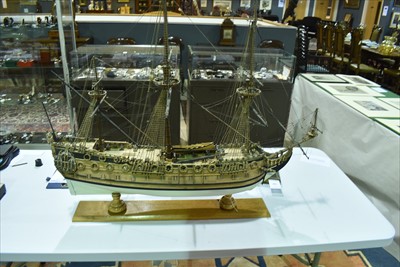 Lot 1005 - Scratch built ship model