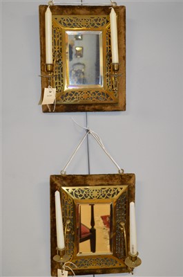 Lot 369 - Pair wall mirrors