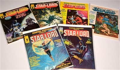 Lot 988 - Marvel Preview presents Star-Lord; and Marvel Super Special Magazine
