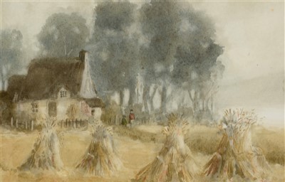 Lot 703 - Herbert Bewick Dees - watercolour.