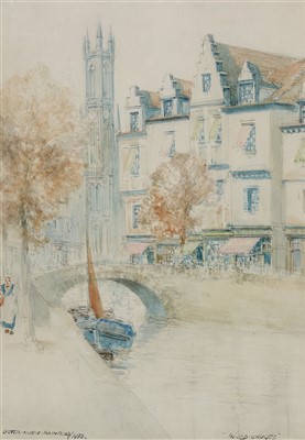 Lot 711 - Victor Noble Rainbird - watercolour.