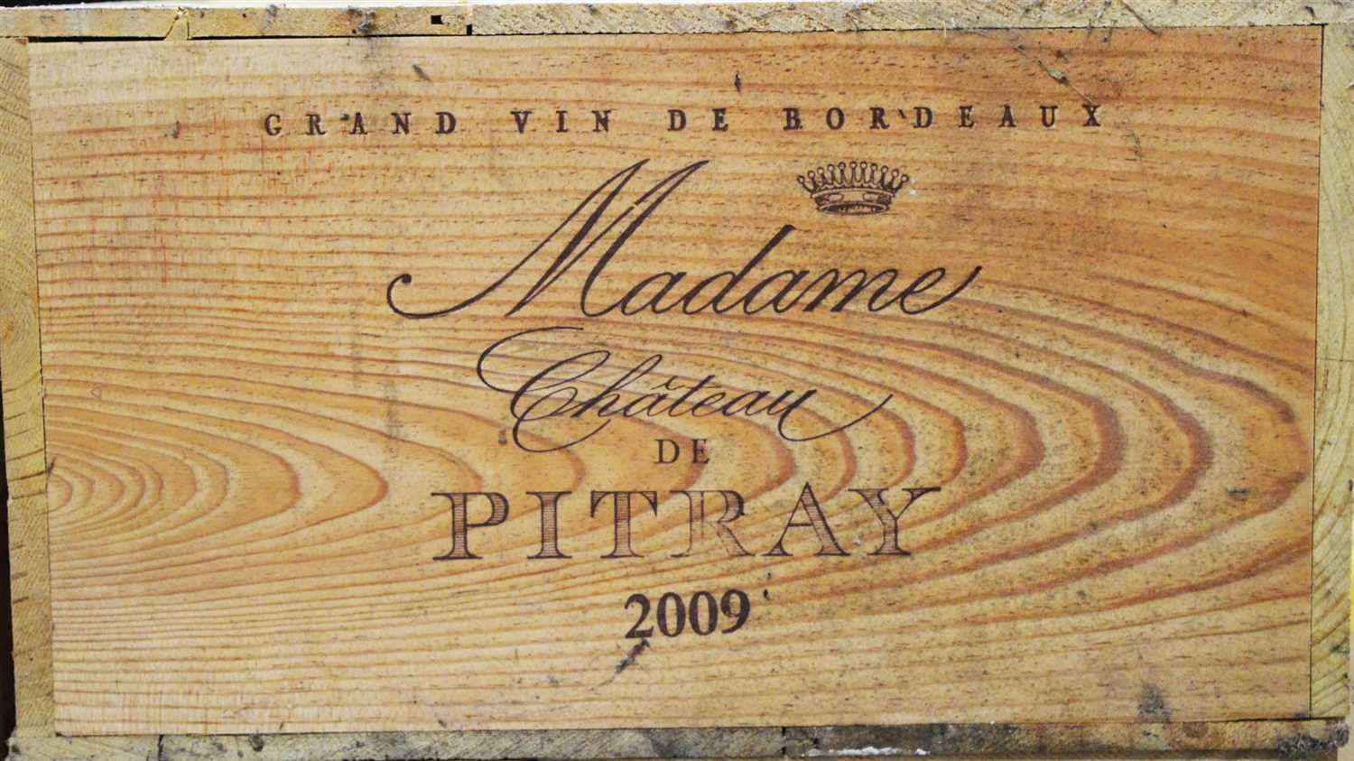 Lot 396 - Twelve bottles of Chateau Madame de Pitray.