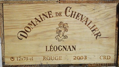 Lot 398 - Twelve bottles of Domaine de Chevalier.
