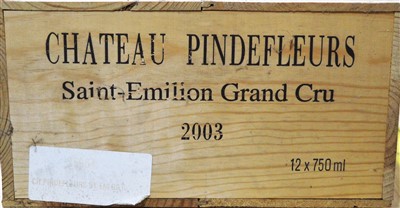 Lot 400 - Twelve bottles of Chateau Pindefleurs.