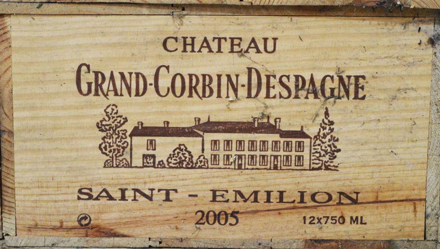 Lot 402 - Twelve bottles of Chateau Grand Corbin Despagne.