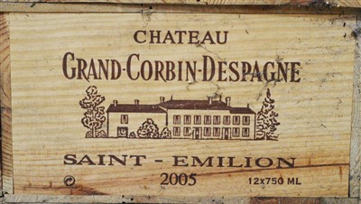 Lot 402 - Twelve bottles of Chateau Grand Corbin Despagne.