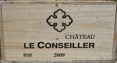 Lot 406 - Twelve bottles of Chateau La Conseiller.