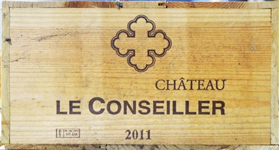 Lot 407 - Twelve bottles of Chateau La Conseiller.
