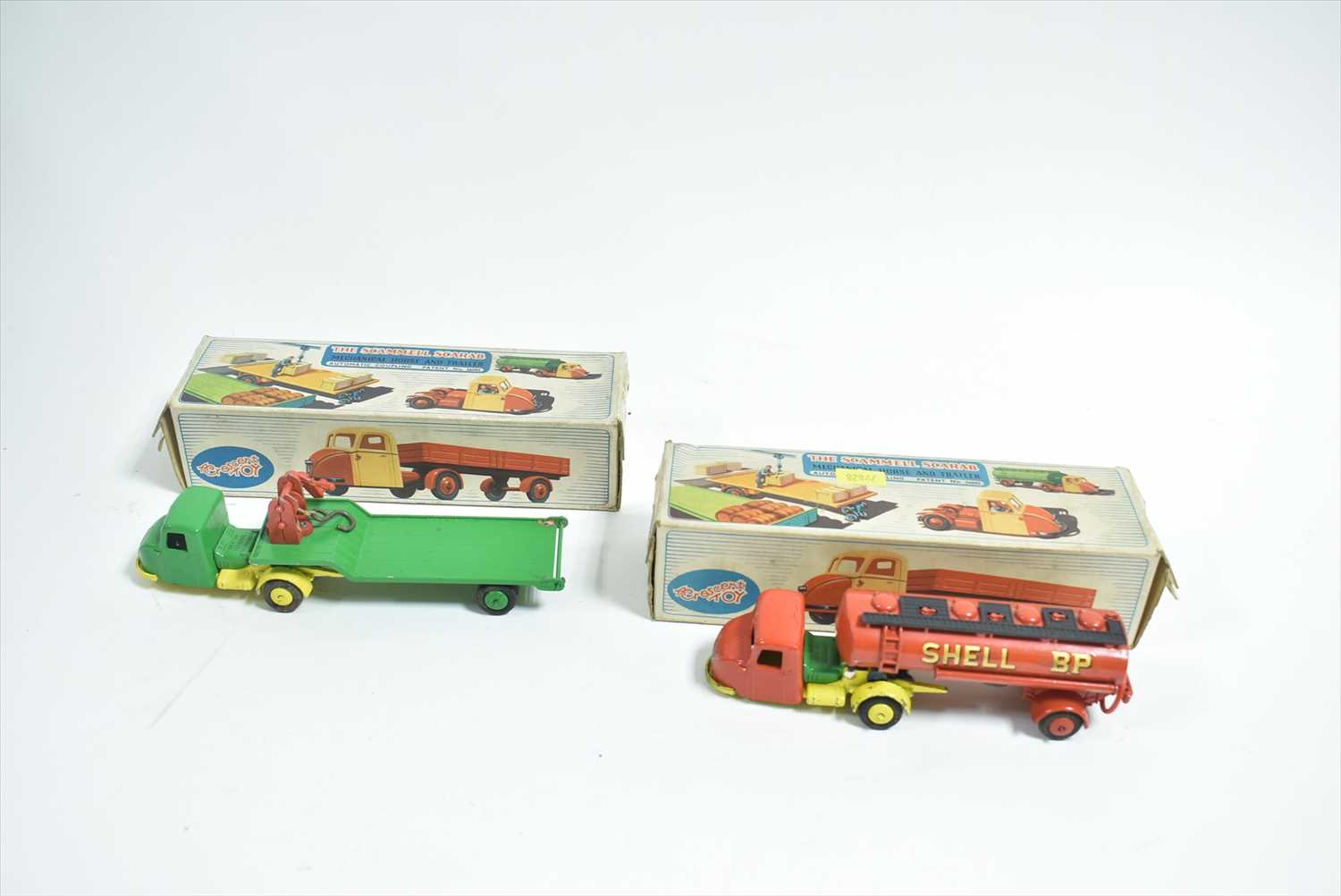 Lot 152 - Two Crescent Toys Scammell Scarabs