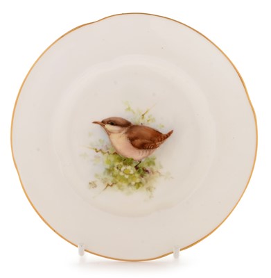 Lot 565 - A Royal Worcester tea plate.