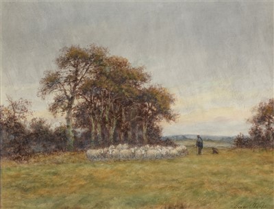 Lot 757 - Joseph Dixon Clark - watercolour.