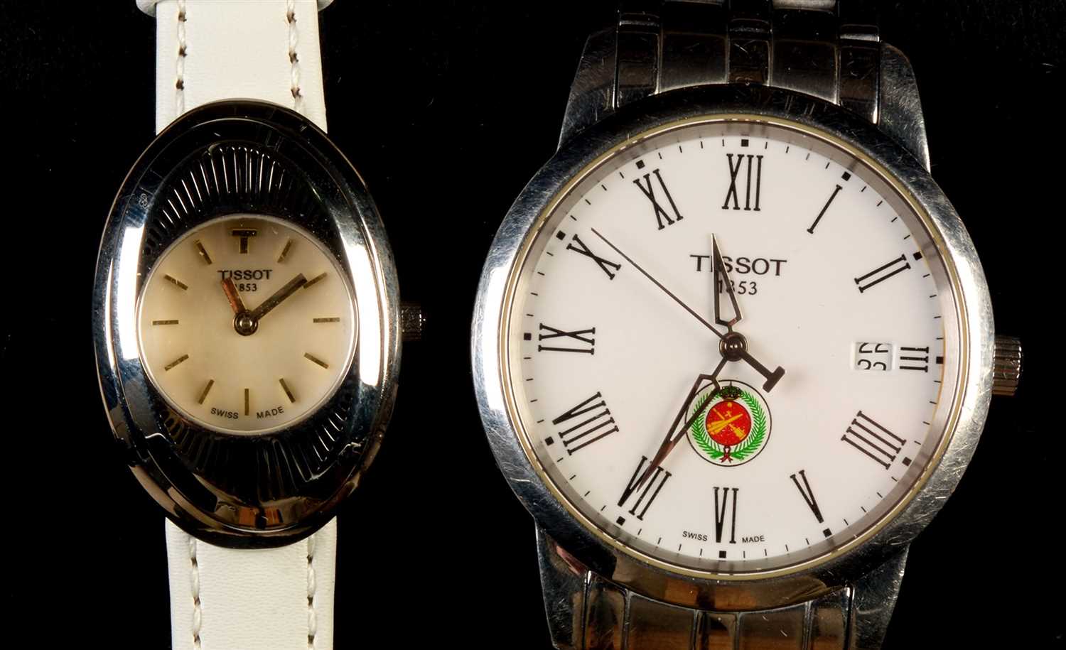 Lot 4 - Gent's Tissot 1853; and Tissot 1853 flower watch.