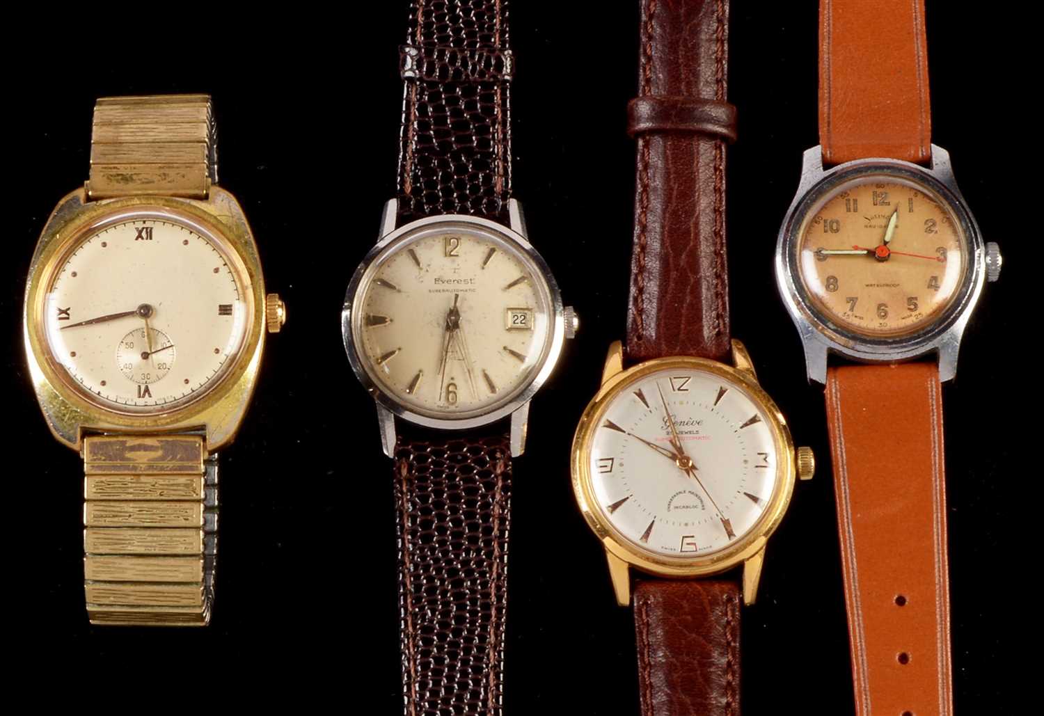 Lot 8 - Four vintage wristwatches.